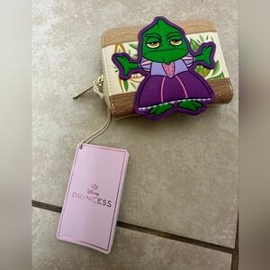 loungefly Disney Parks Princess Rapunzel Tangled Pascal Wallet.